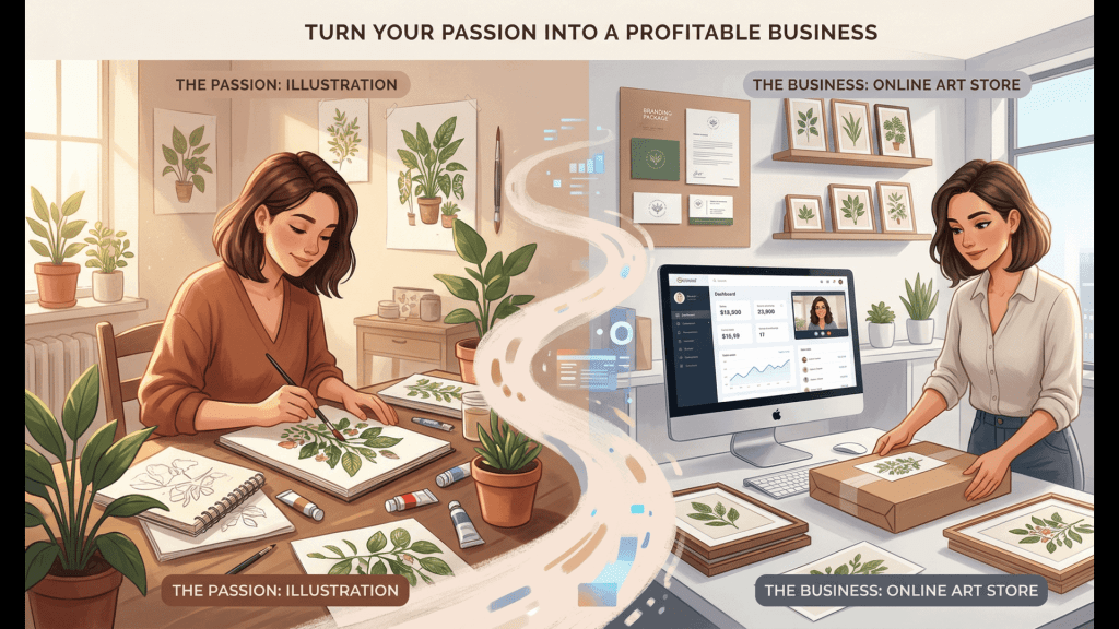 Turn passion into business
