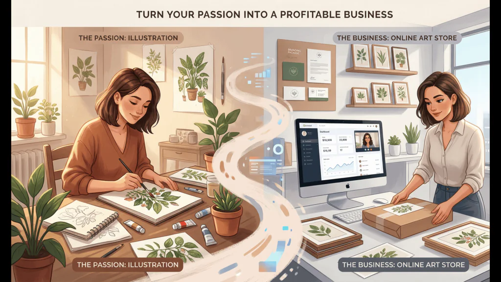 Turn passion into business