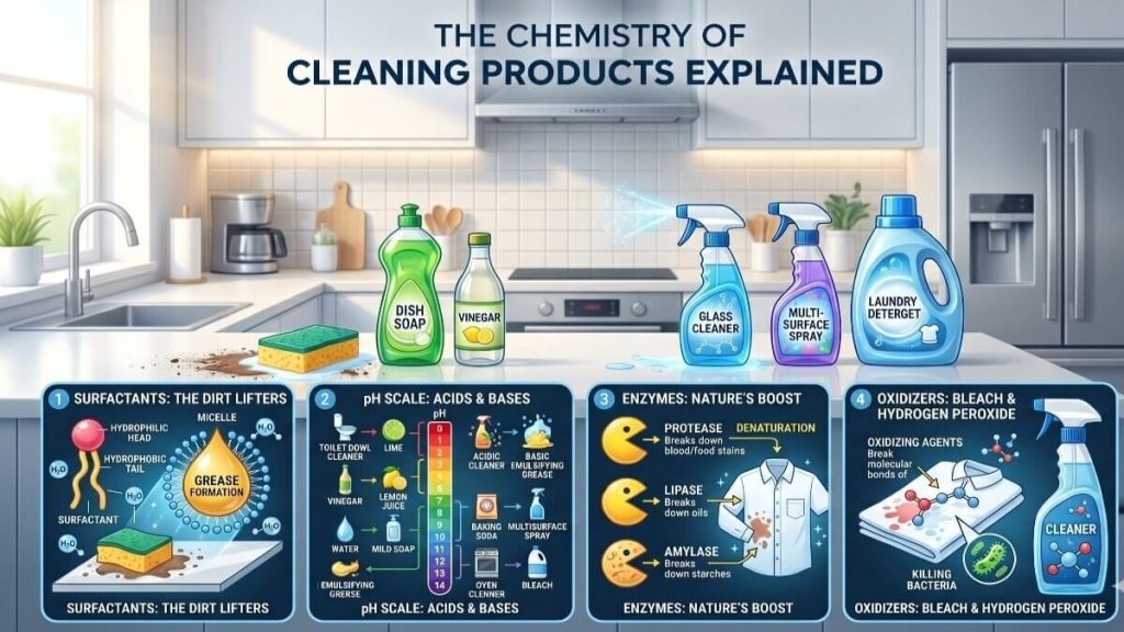 chemistry of cleaning products