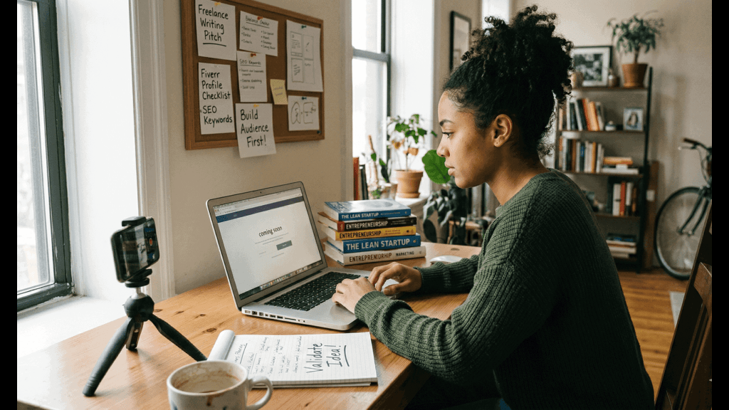 start a business with no money