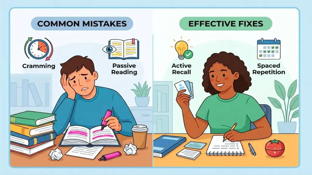 study mistakes